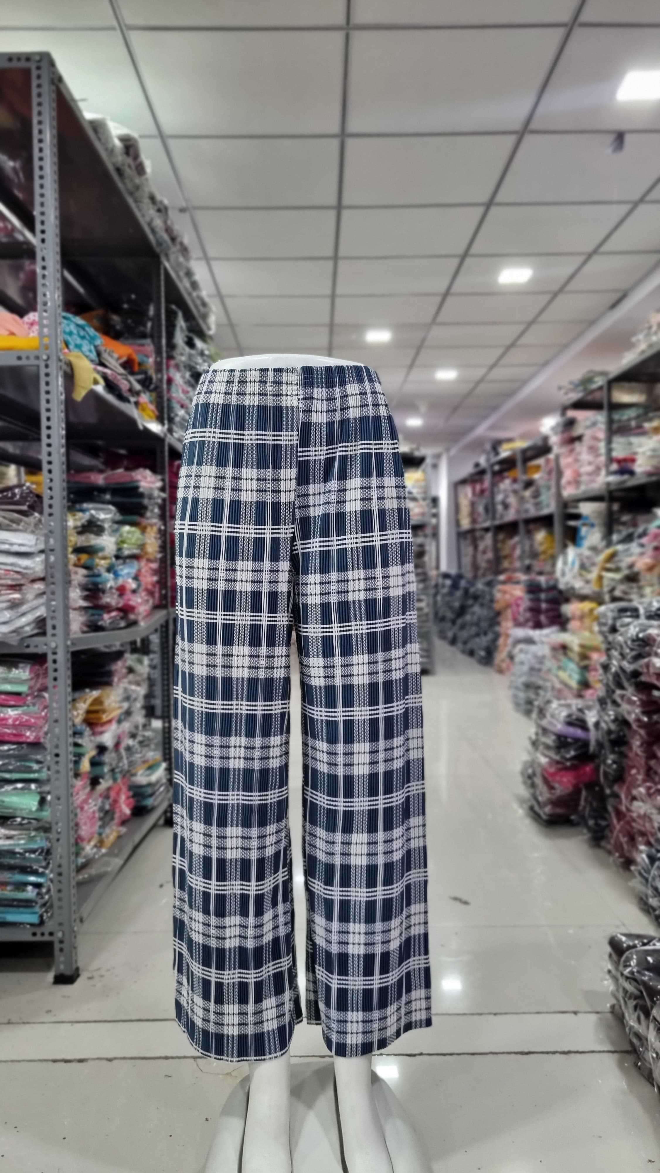 pr print pleated fancy colour addition readymade daily wear palazzo 