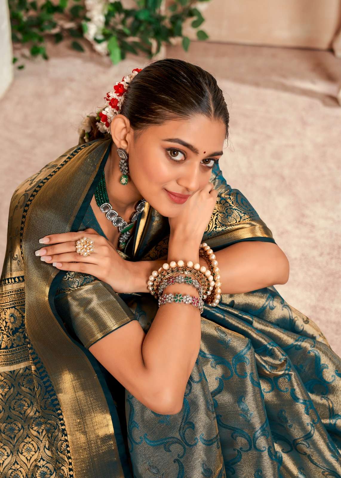 RajPath Venkatgiri Silk designer Pure Dharmavaram saree