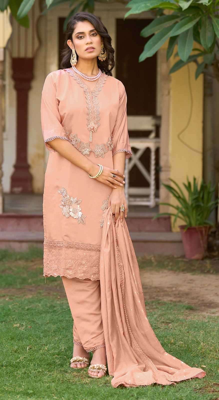 ramsha R-1175 Roman Silk readymade suit 