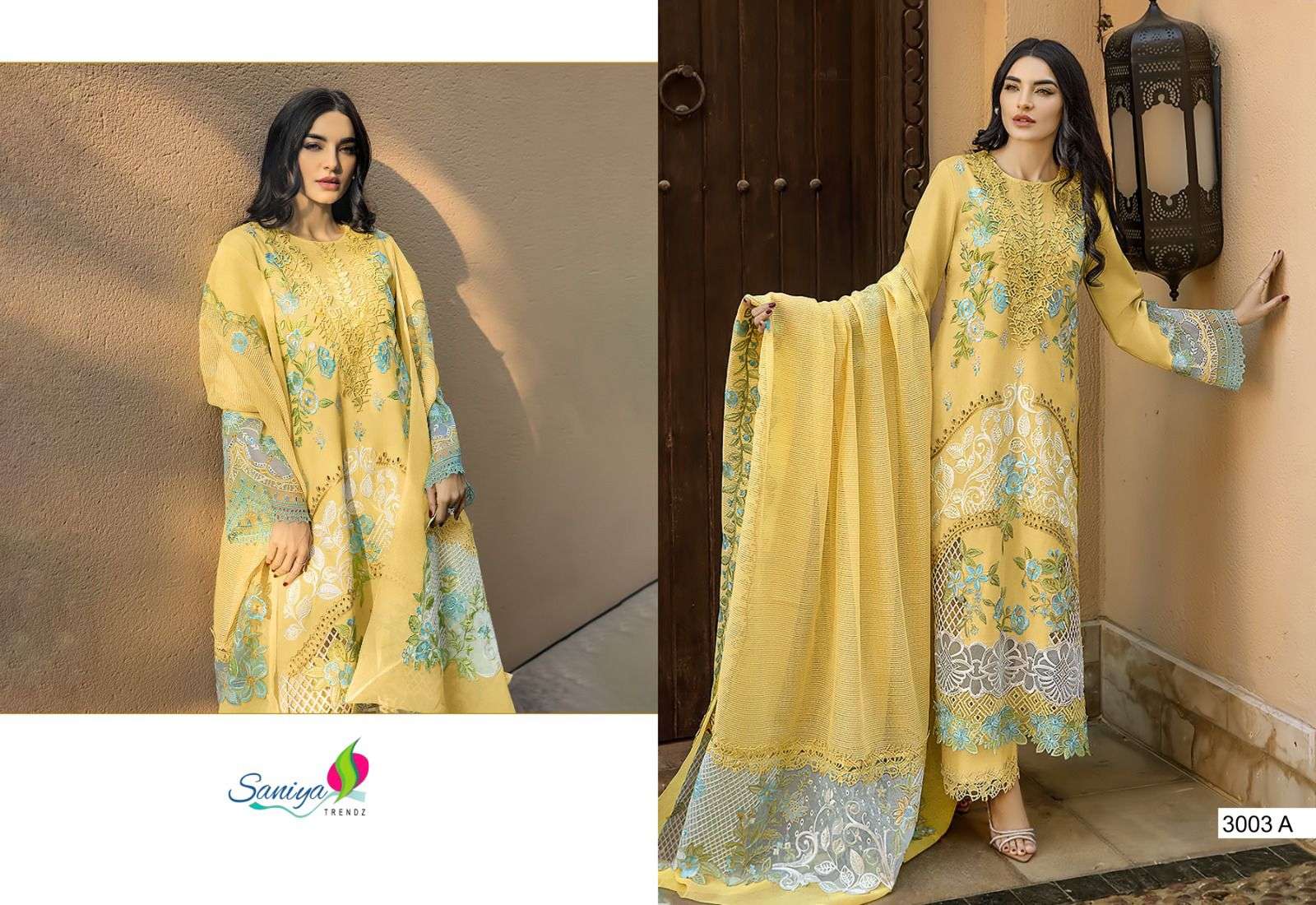SANIYA TRENDZ RANG RASIYA 3003 designer cotton suit 