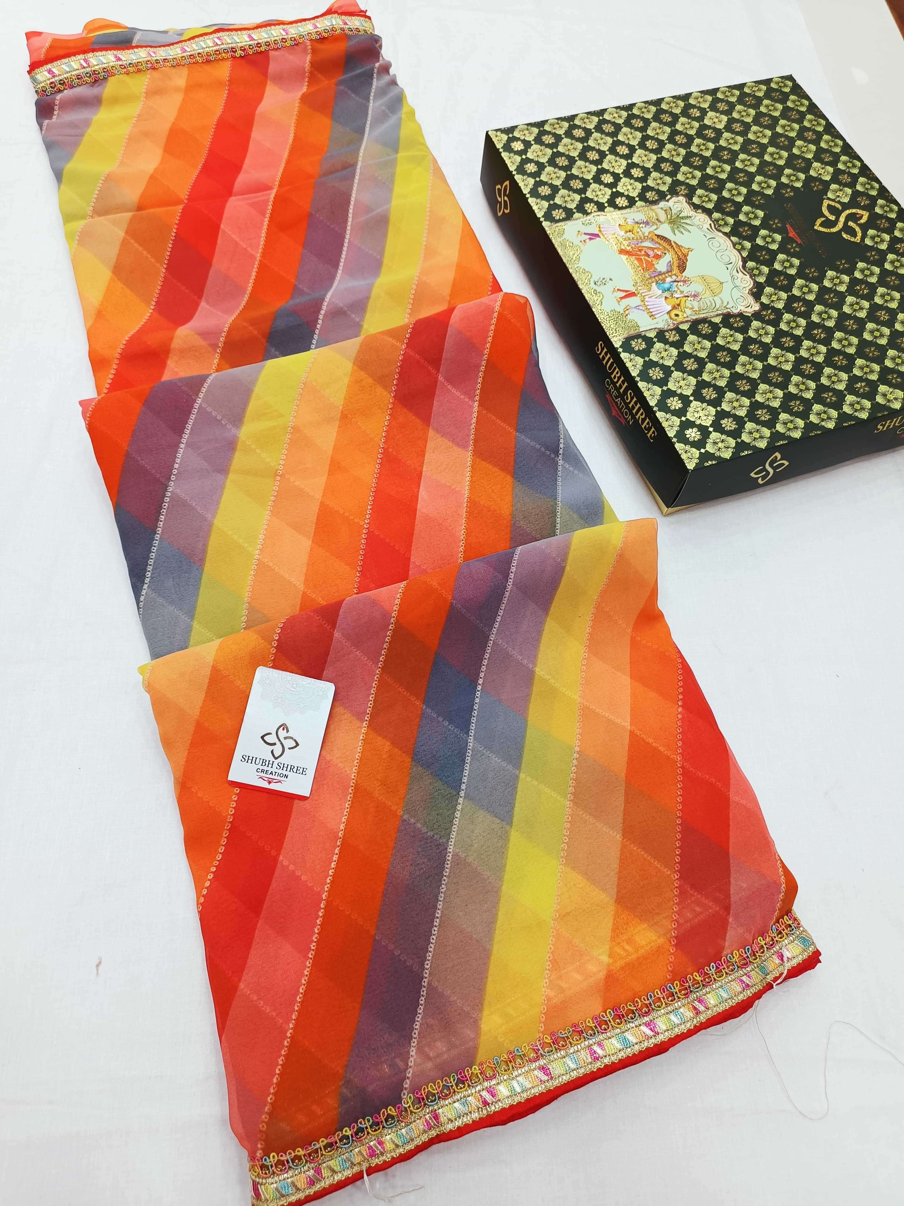 shubh shree creation savan weightless saree