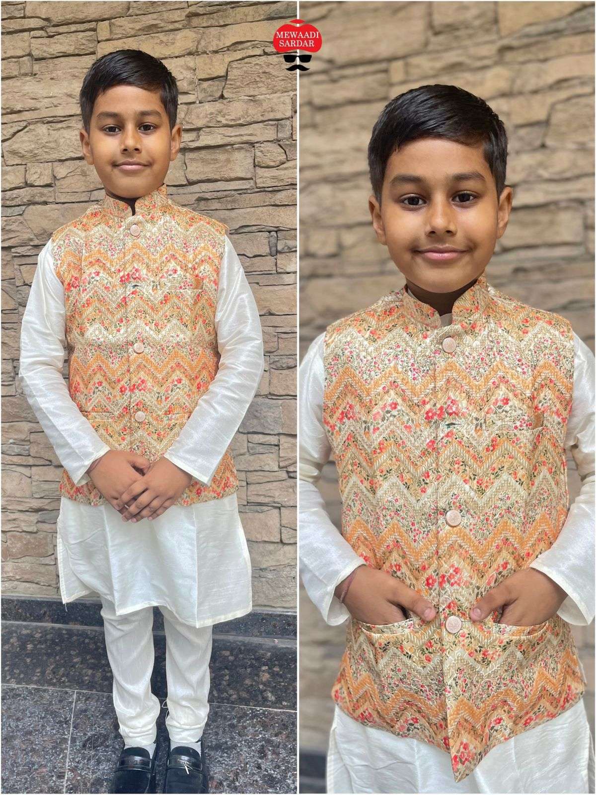 Swagat Kids Edition designer Soft Silk Kurta and Pyjama