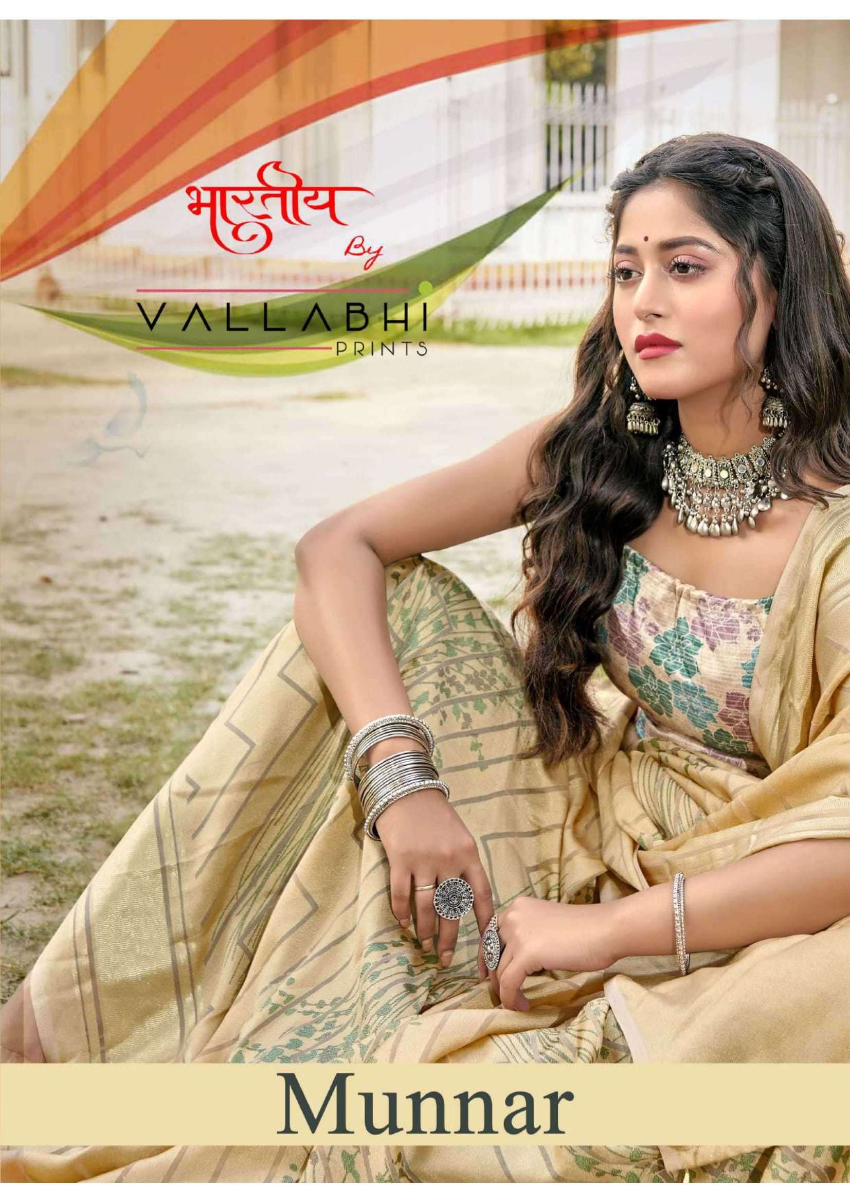 vallabhi prints munnar series 27241-27246 brasso saree