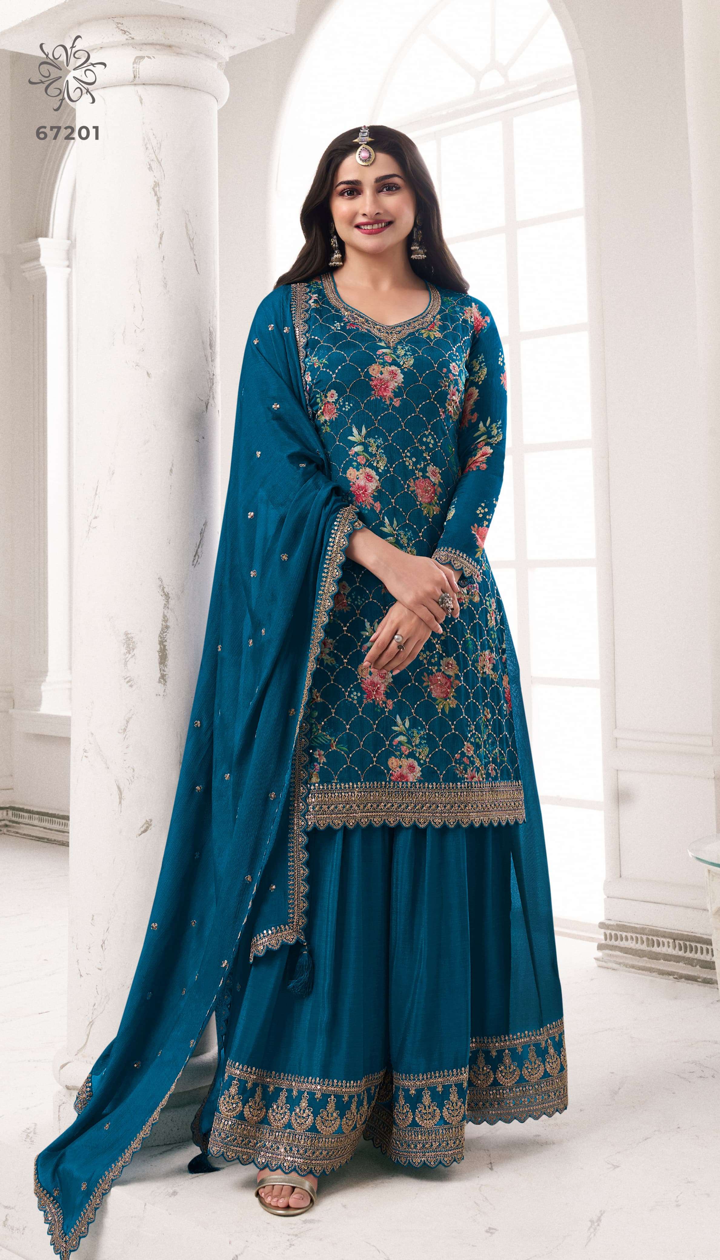 VINAY KULEESH SNEH DESIGNER EMBROIDERED SUIT
