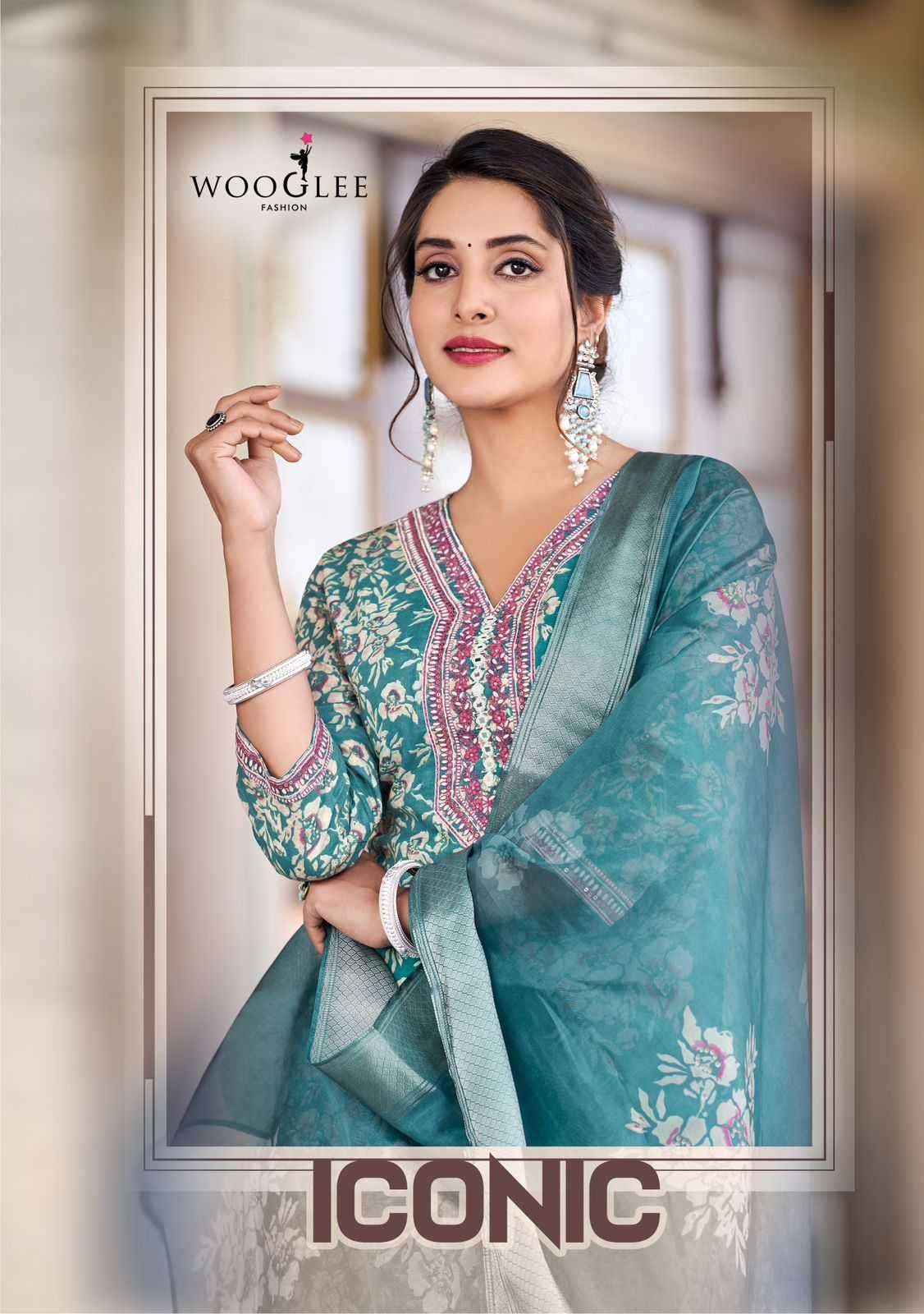 wooglee iconic series 1001-1004 Pure Cotton readymade suit 