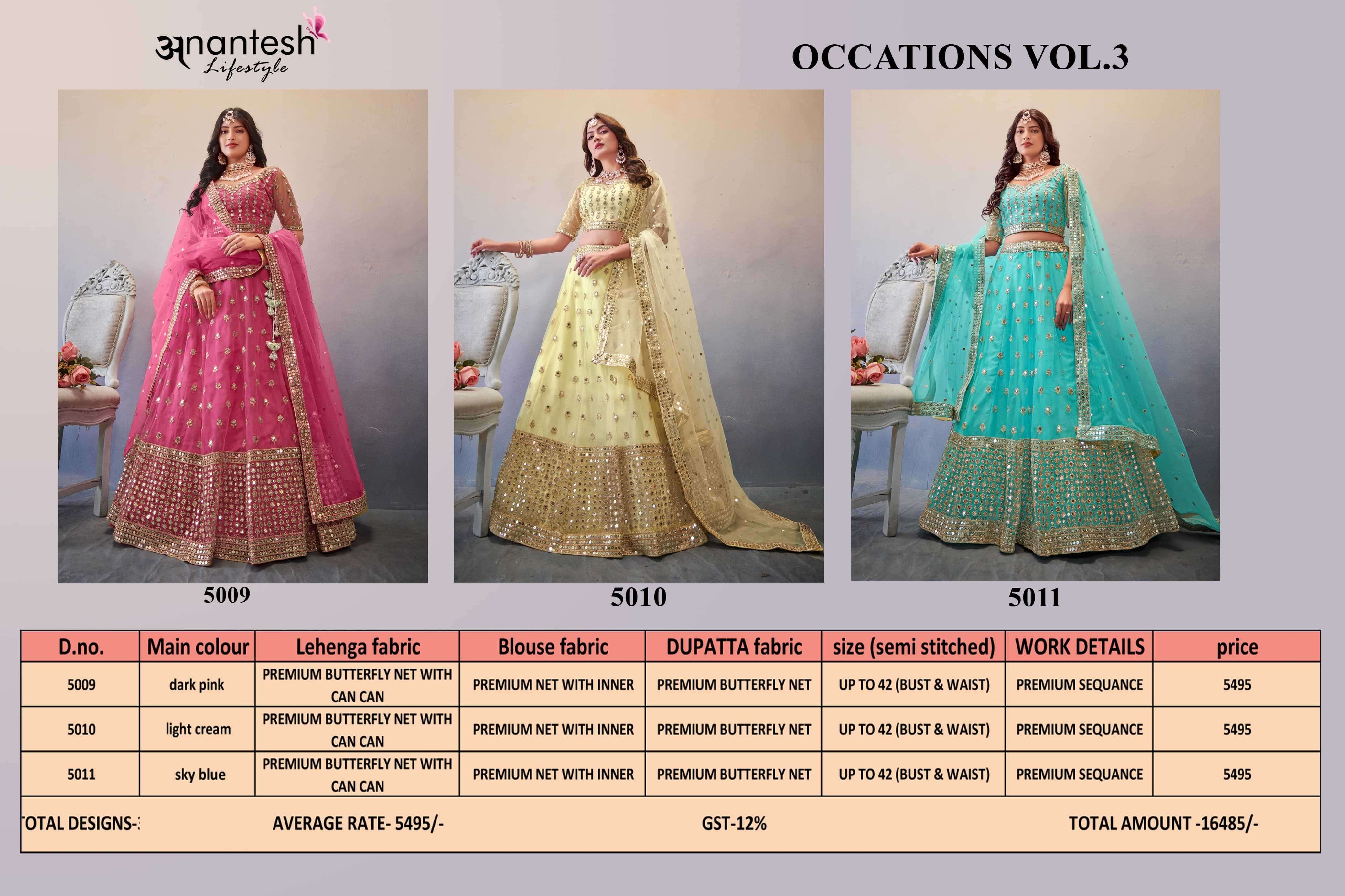 anantesh lifestyle occations fancy sequence lehenga