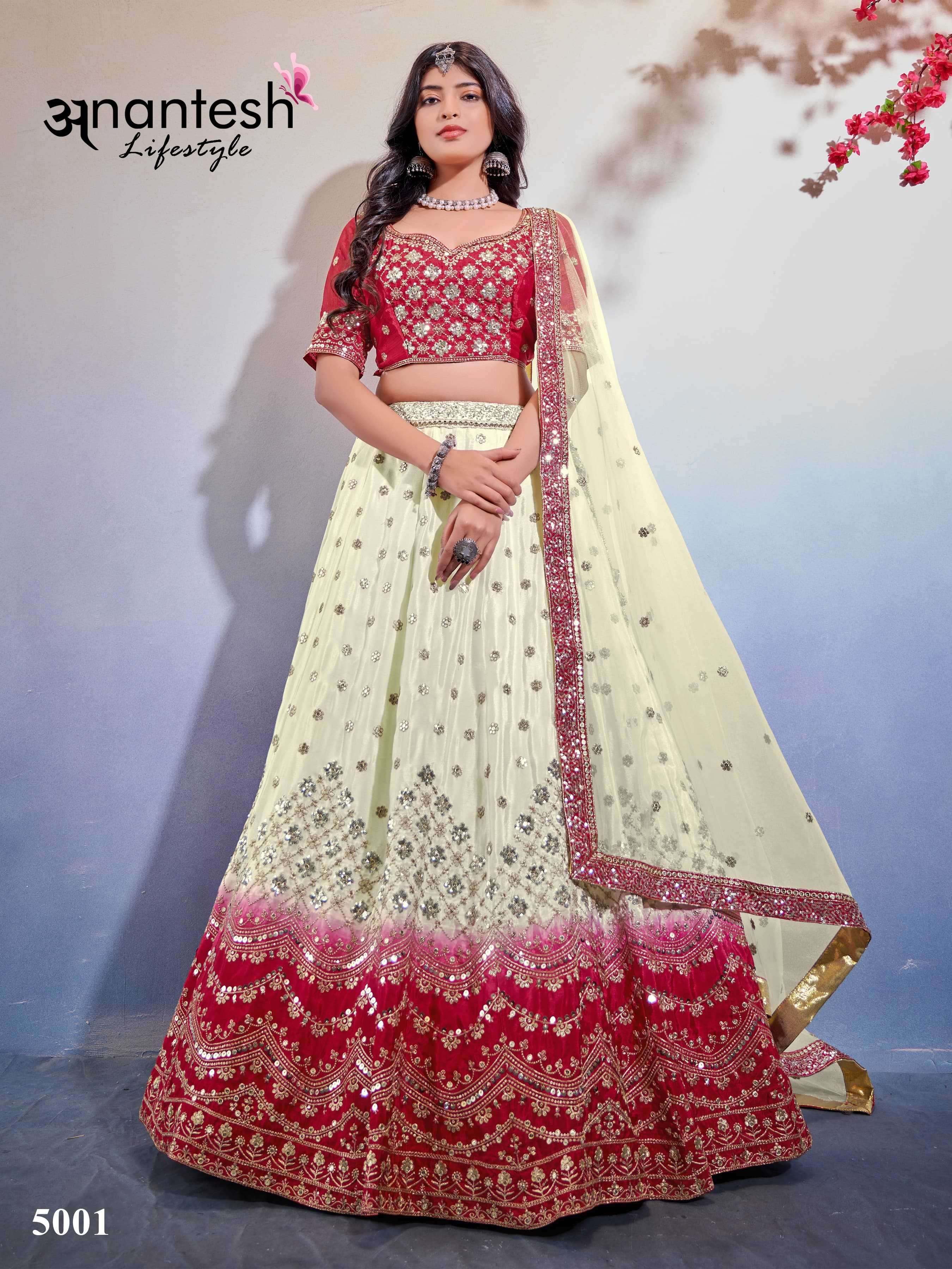 anantesh lifestyle occations vol 1 chinon lehenga