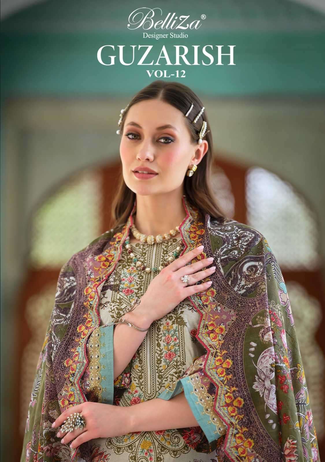 belliza guzarish vol 12 series 925001-925008 Pure Cotton suit