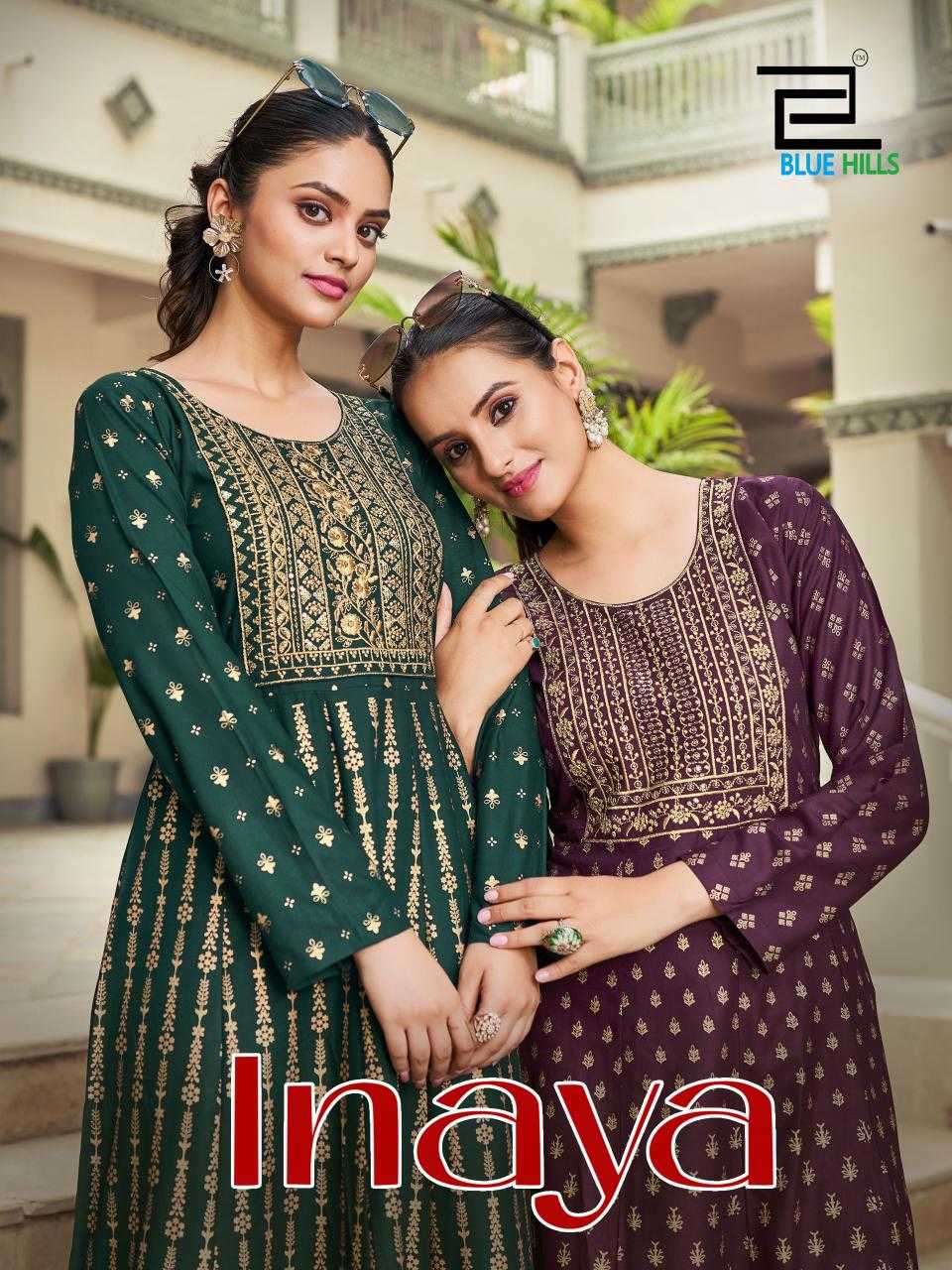 blue hills inaya series 1001-1004 rayon gown 