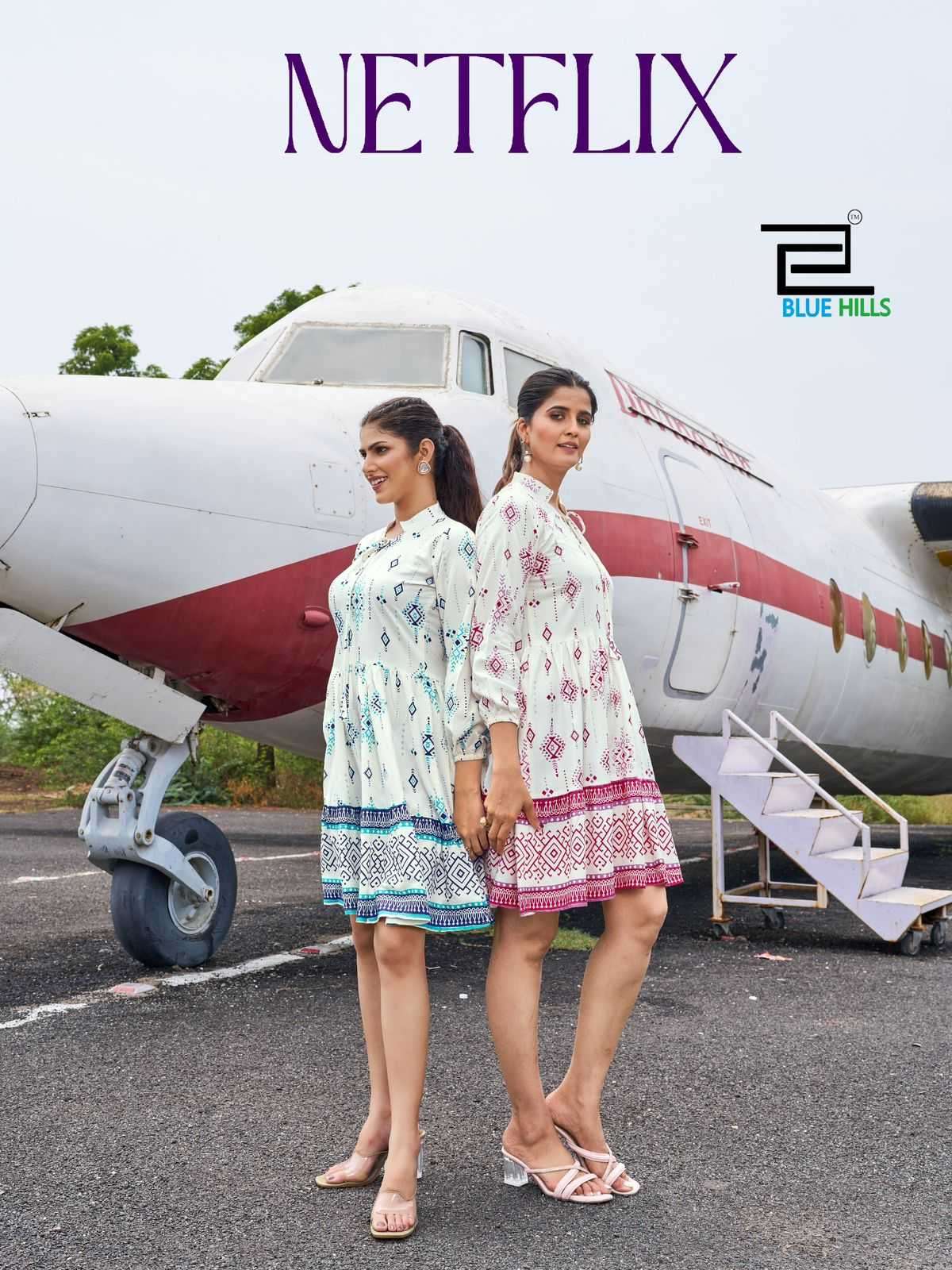 blue hills netflix series 1001-1006 Rayon 14KG kurti