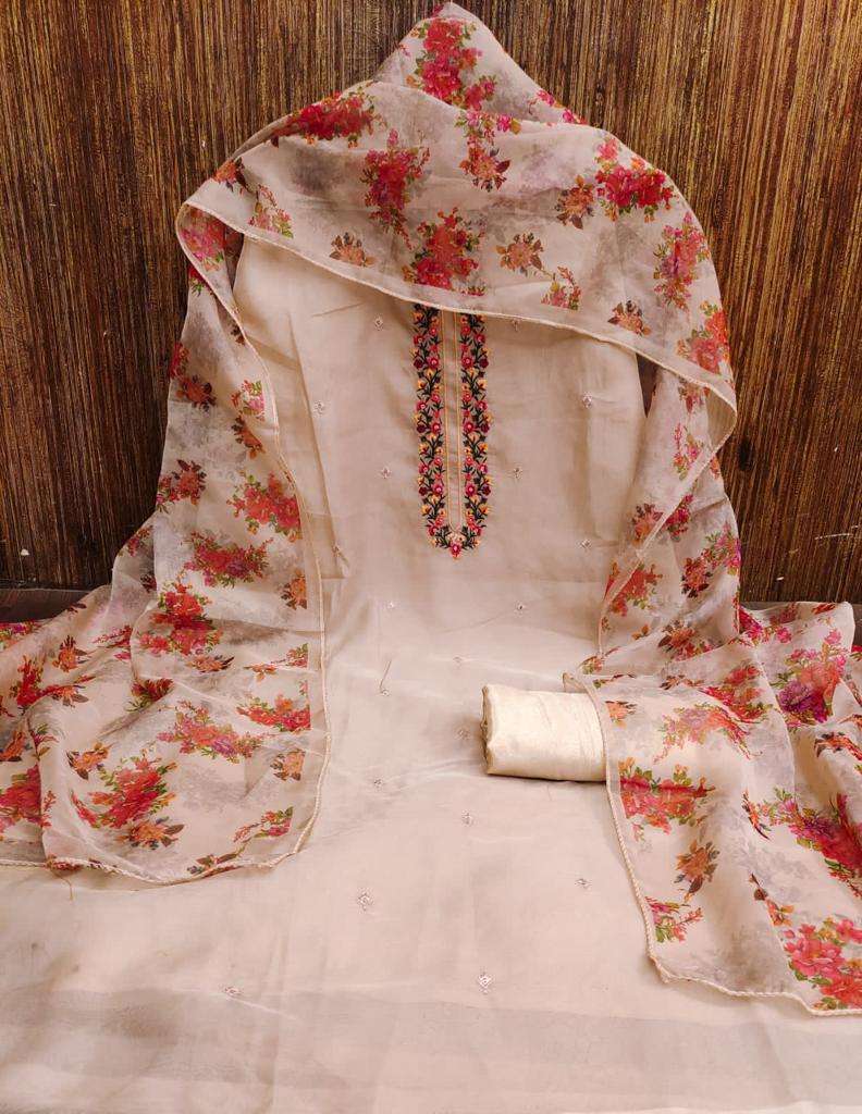 bt 08061 designer ORGANZA SILK suit