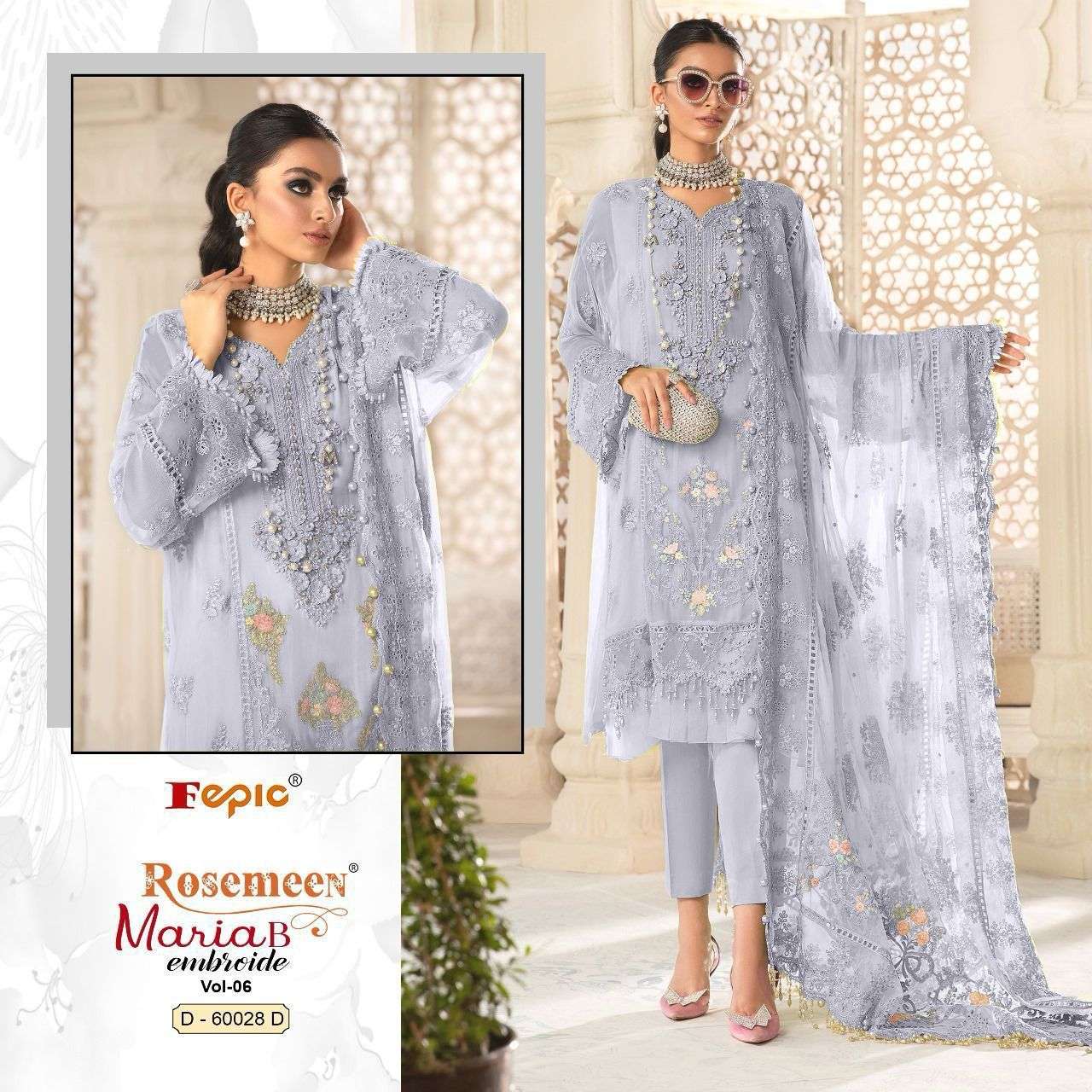 FEPIC ROSEMEEN 60028 designer GEORGETTE suit