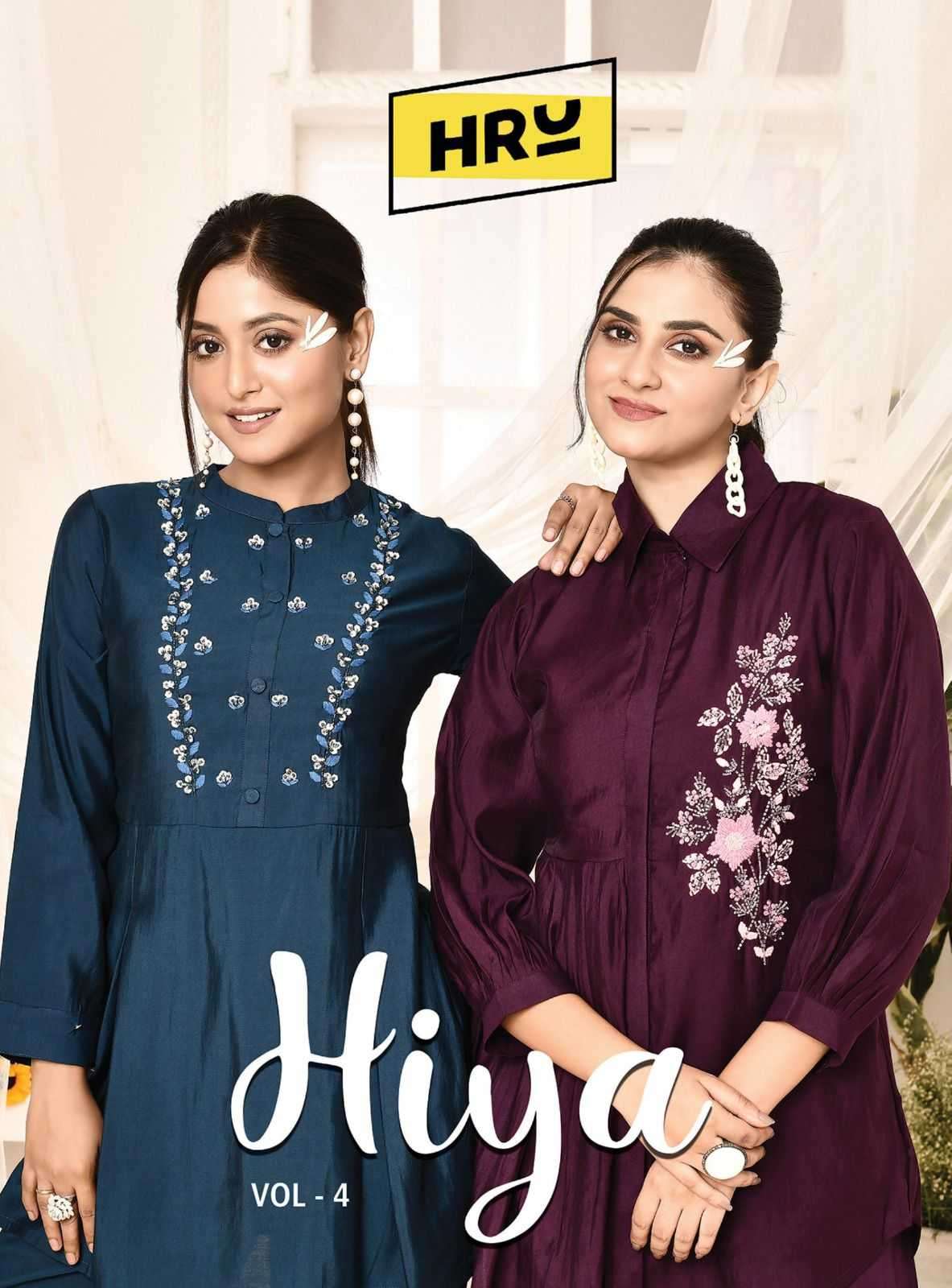 hru hiya vol 4 pure viscose nylon top and bottom 