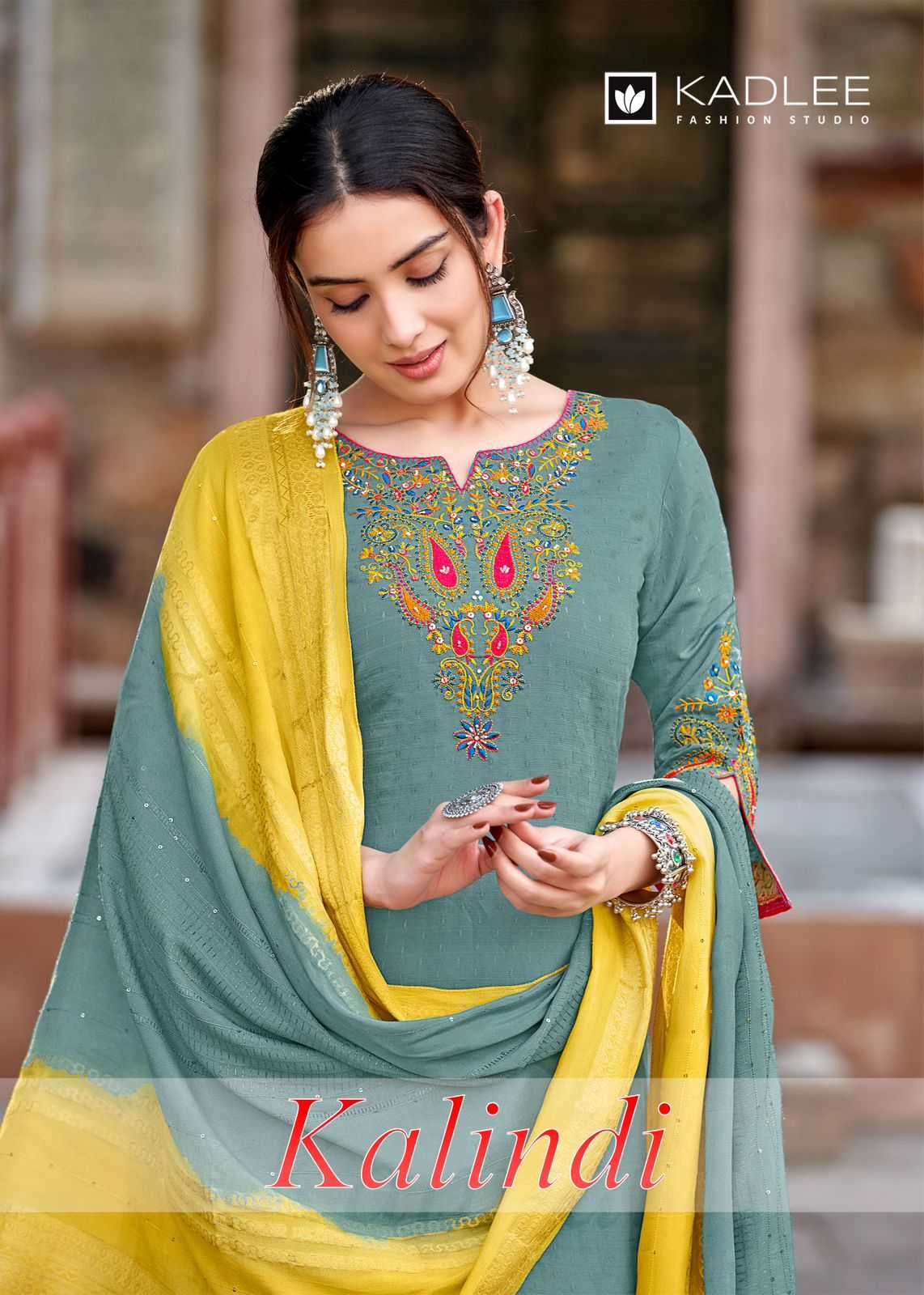 kadlee kalindi series 1001-1004 Viscose Weaving readymade suit 