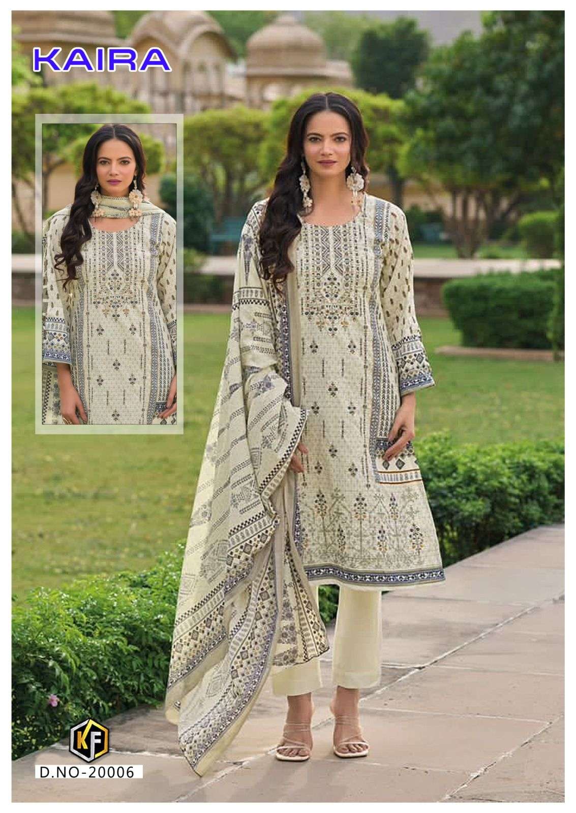 KEVAL FAB  KAIRA VOL 20 series 20006 heavy lawn cotton suit