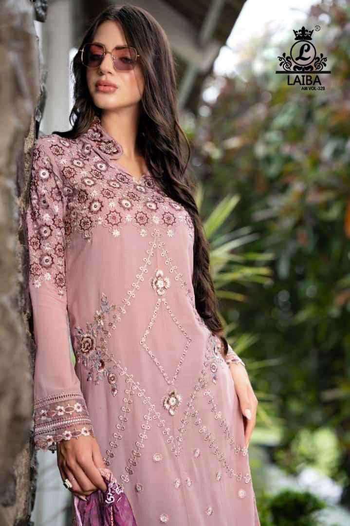 laiba am vol 328 Pure Georgette readymade3 suit