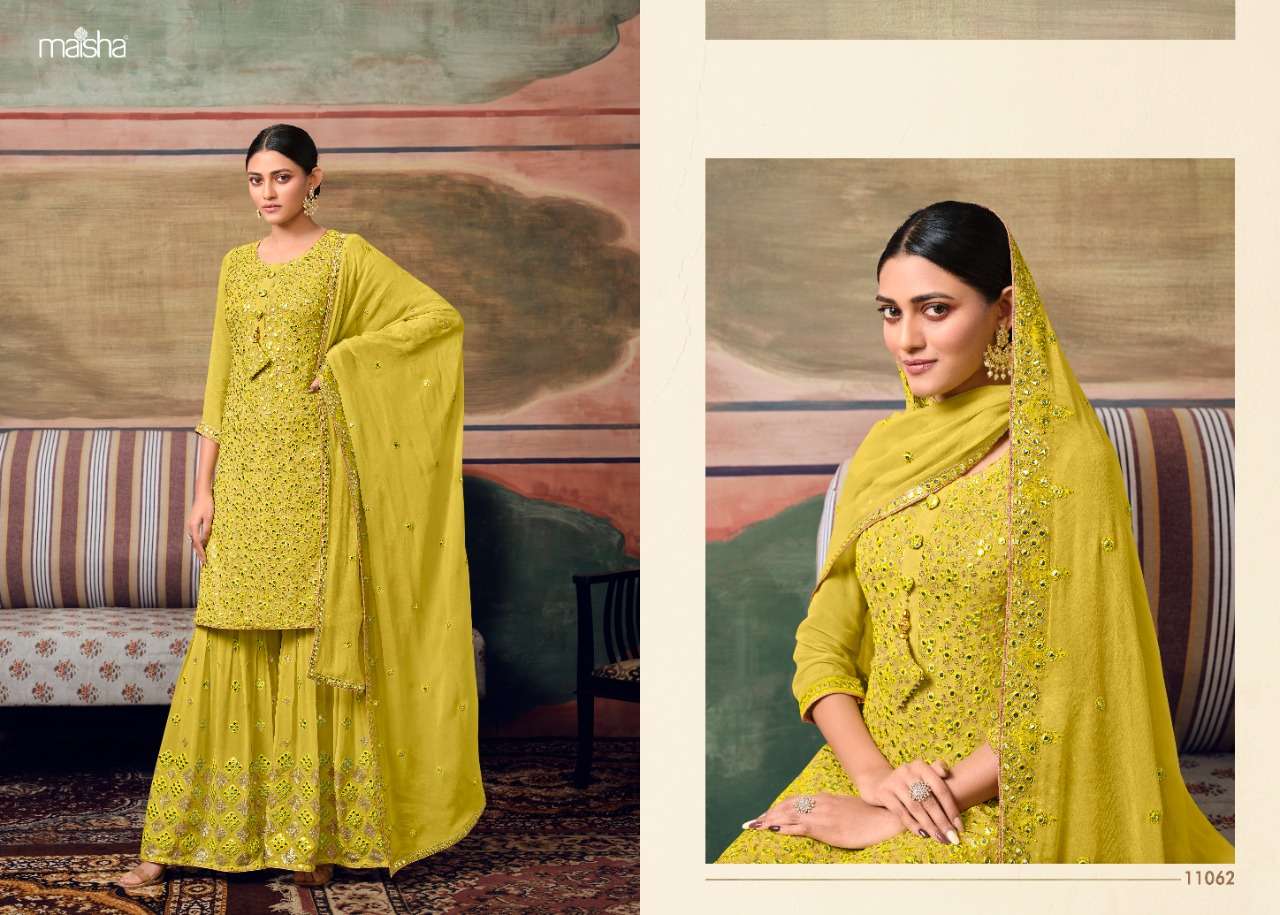 maisha zareen PURE GEORGETte fancy suit 