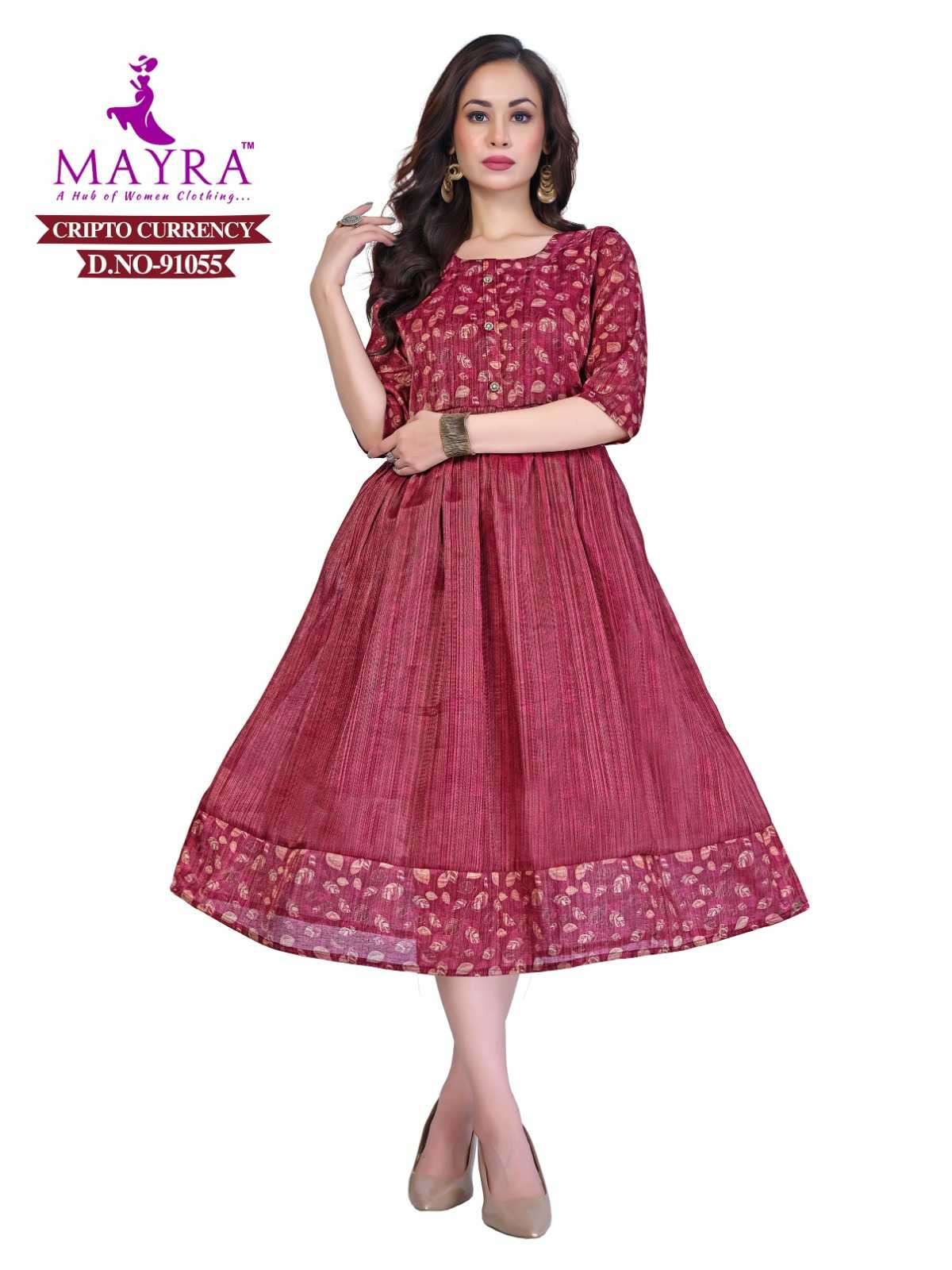 mayra cripto currency series 91052-91067 erode silk kurti 