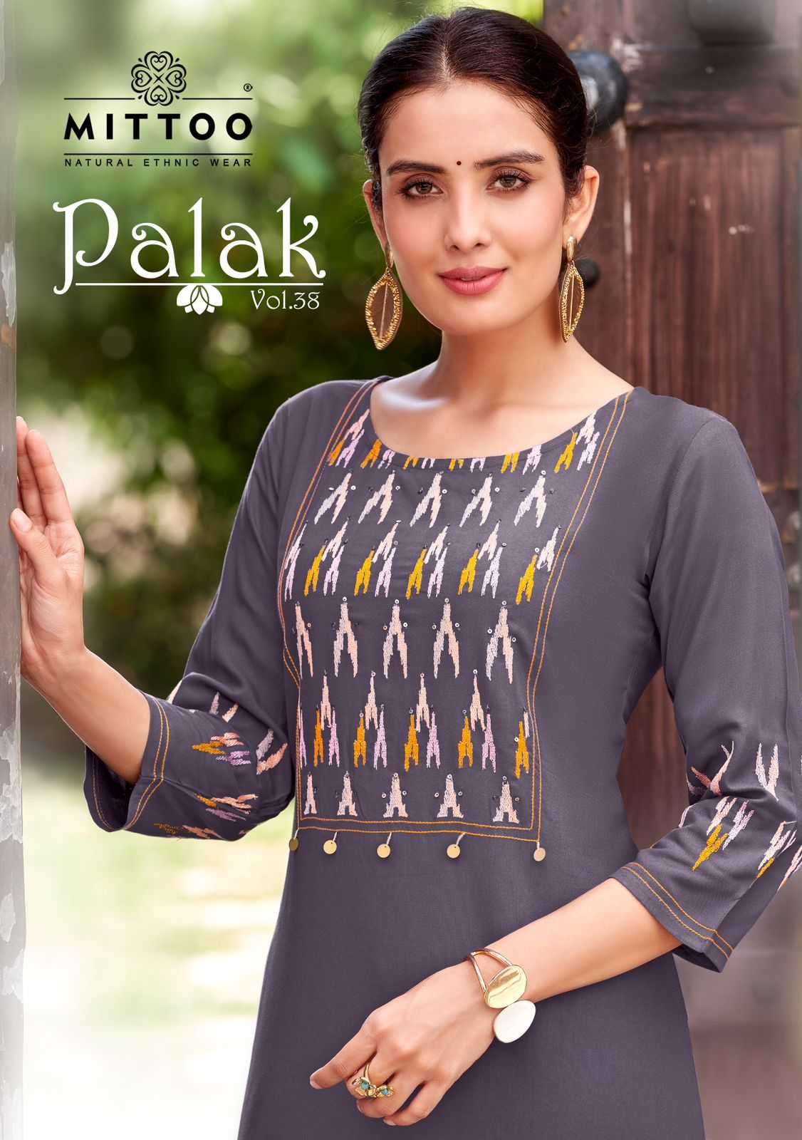 mittoo palak vol 38 series 1323-1330 Heavy Rayon kurti