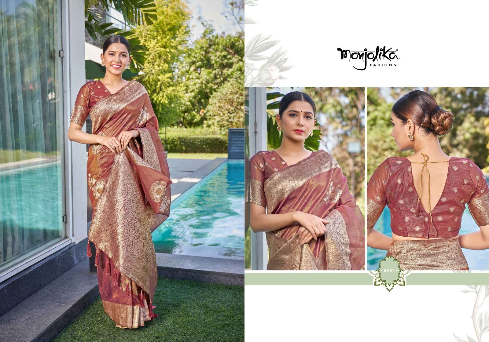 Monjolika Fashion MAITRA SLIK 6900 Simar Silk saree