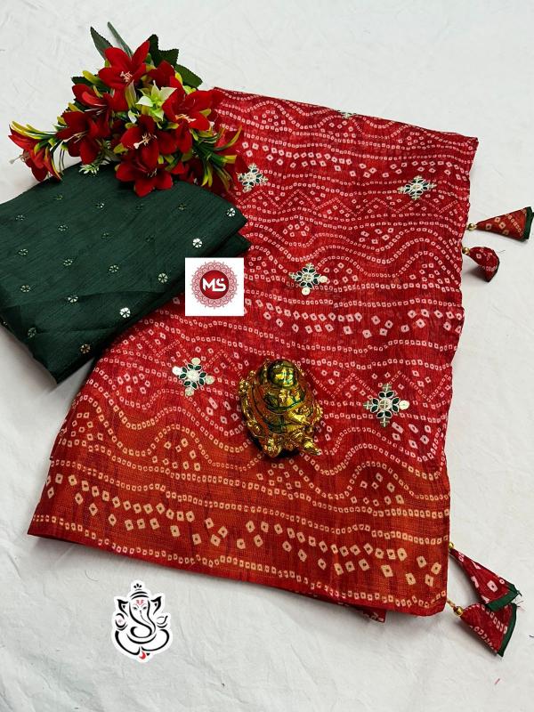 MS BRAND 280124 beautiful Crystal cotton saree 