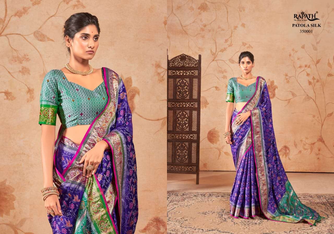 Rajpath Riddhi Siddhi Silk designer Patola Silk saree