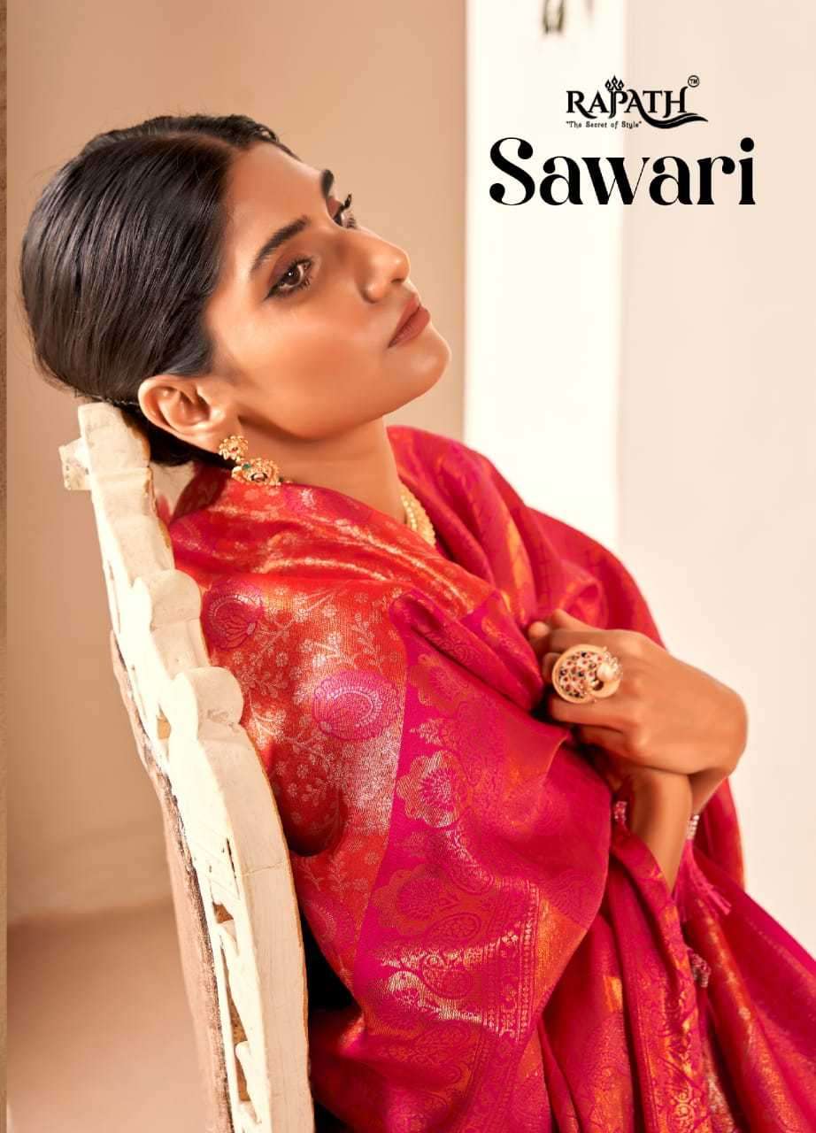 rajpath sawari silk Dharmavaram Pattu Silk saree