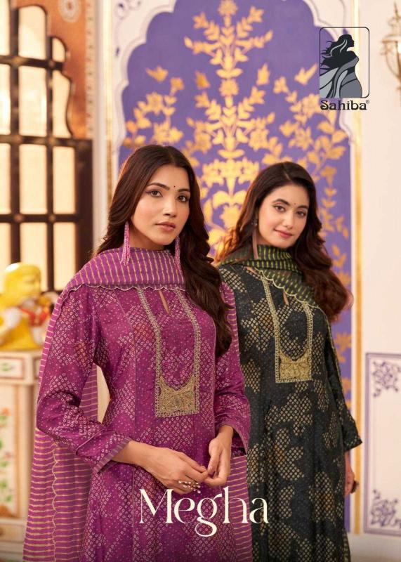 sahiba megha unique muslin silk digital print suit 