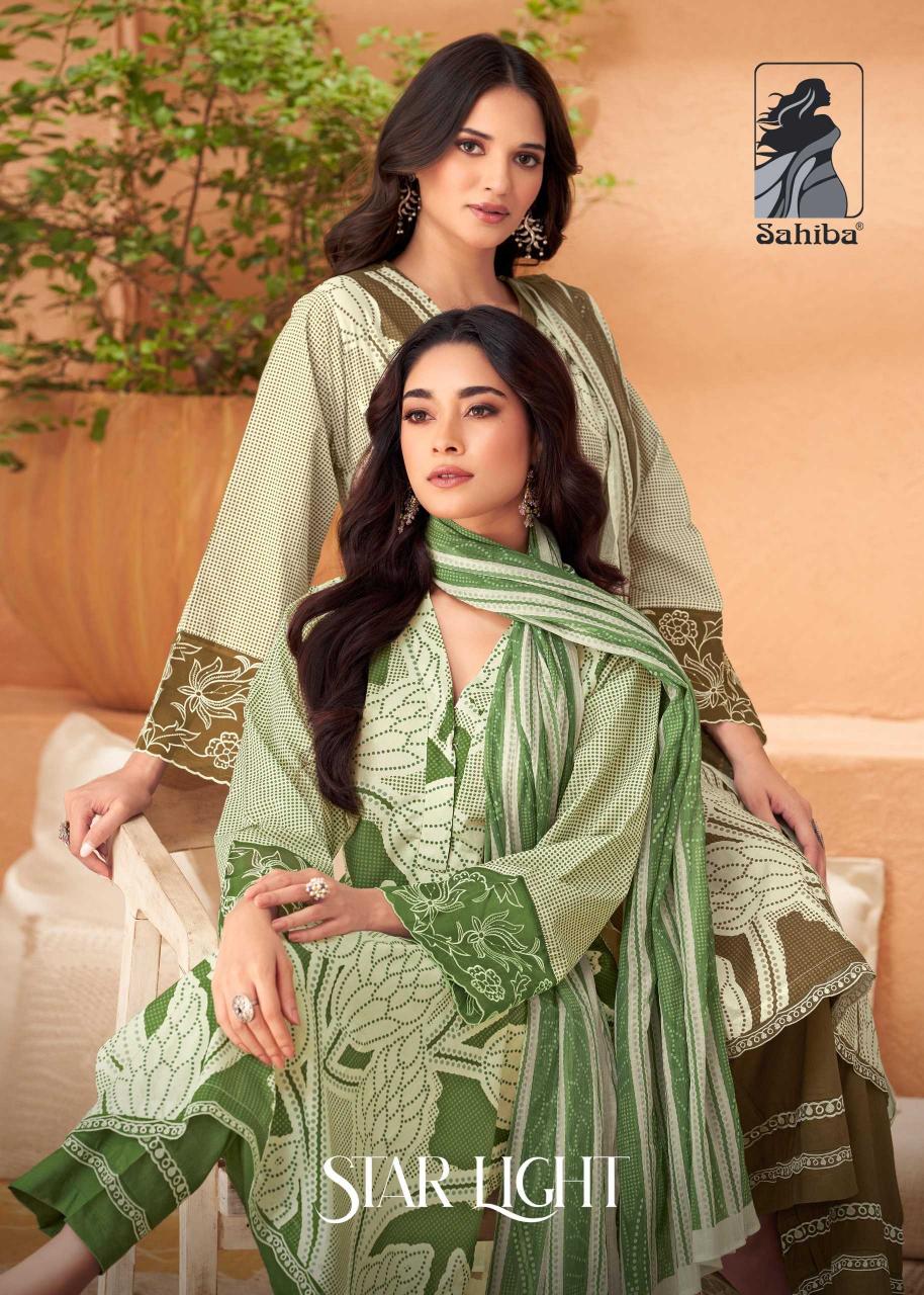 sahiba star light pure cotton lawn digital print suit 
