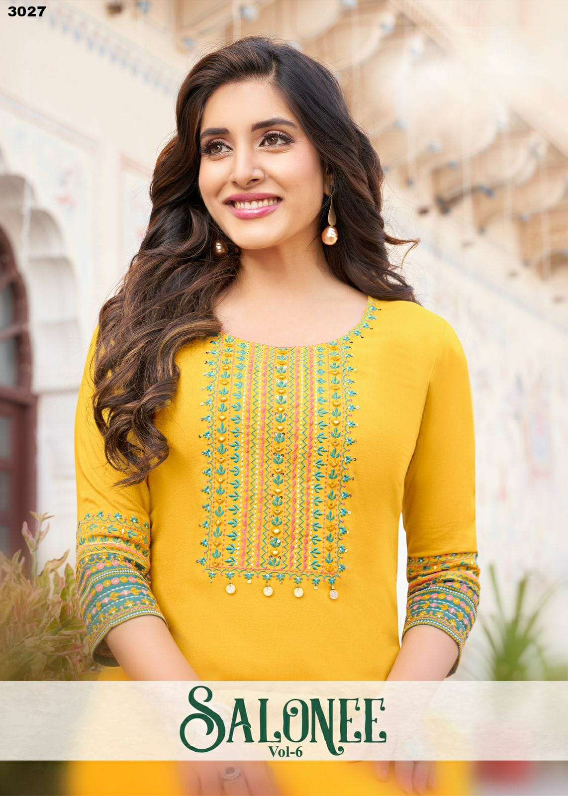Salonee vol 6 designer Heavy Rayon kurti
