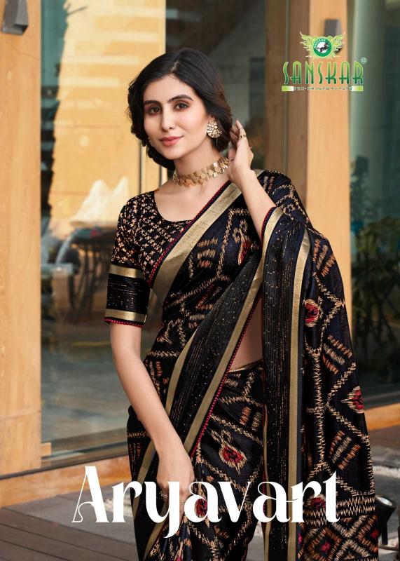 sanskar tex aryavart series 38001-38008 cotton saree