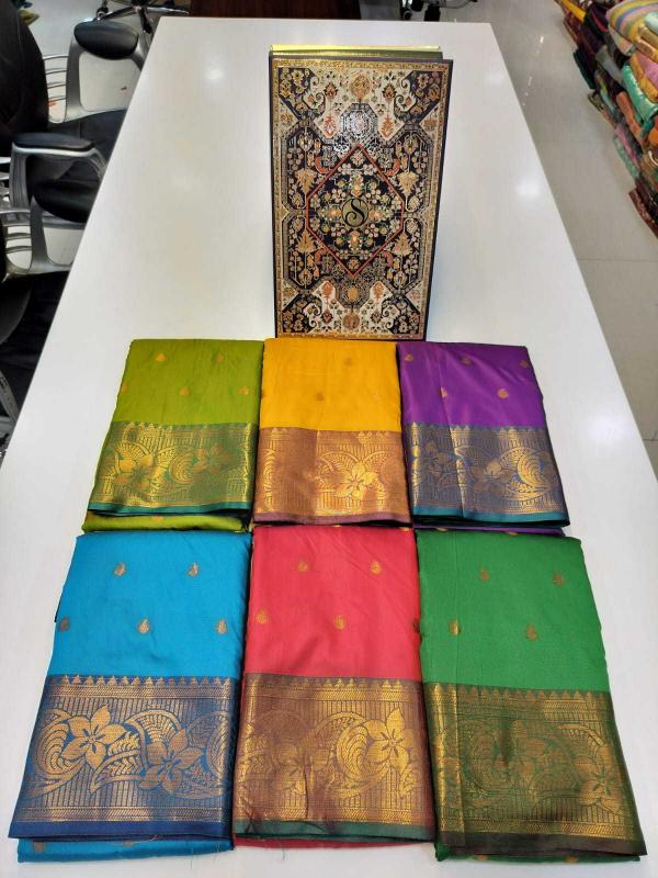 Saroj Kaanchi Silk 50*600 Silk Saree With Blouse