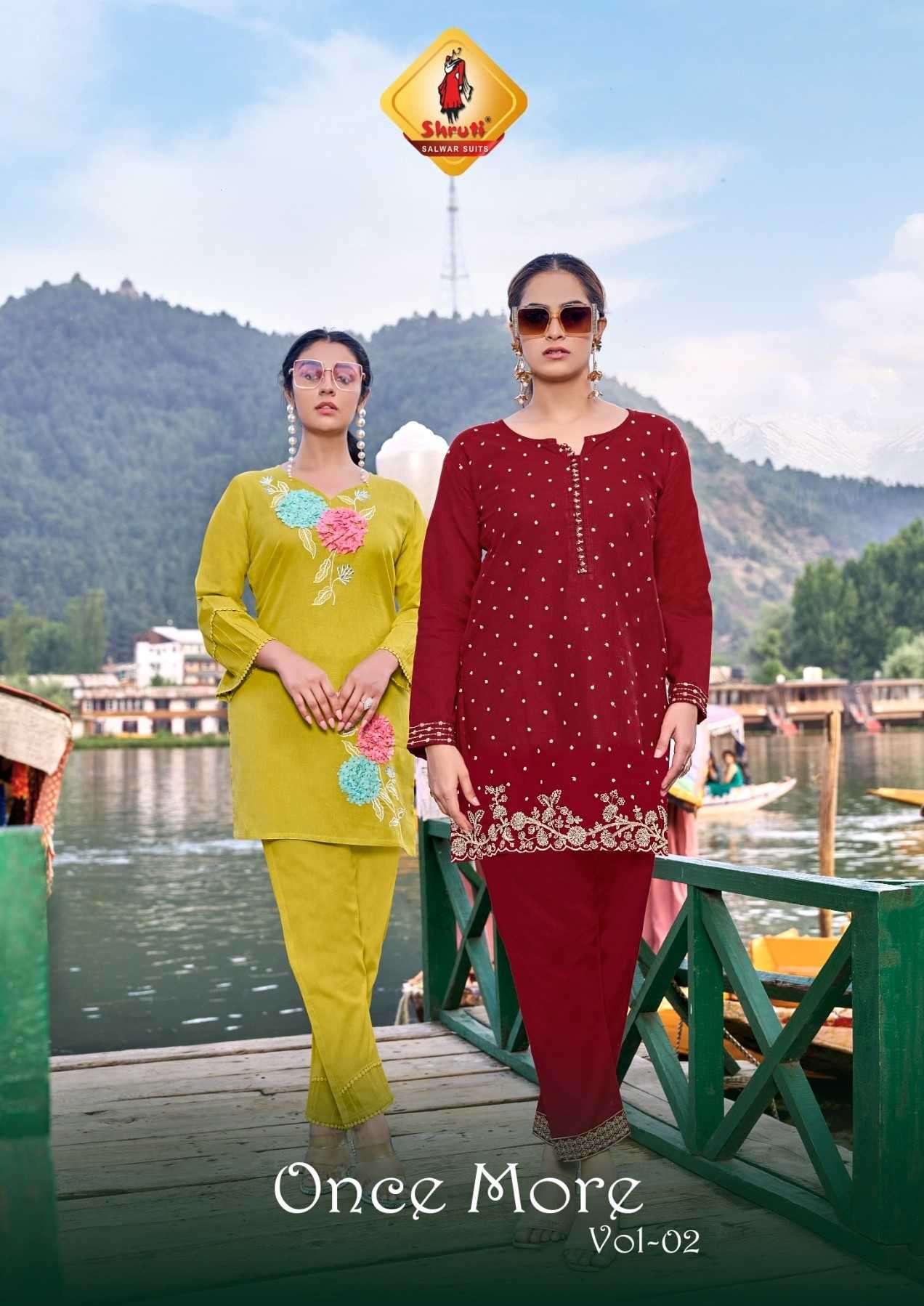 shruti once more vol 2 soft cotton flex co-ord sets