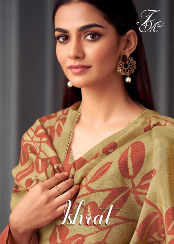t&m ishrat simmer tissue digital print suit 