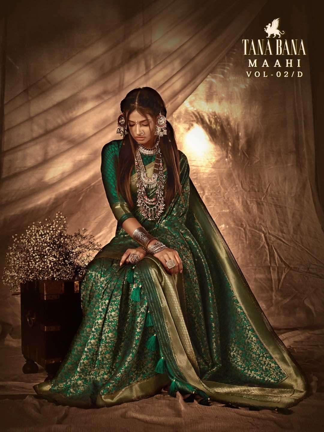 tana bana maahi vol 2 satin saree