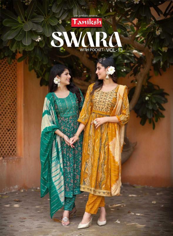 taniksh swara vol 13 series 13001-13008 capsule readymade suit 