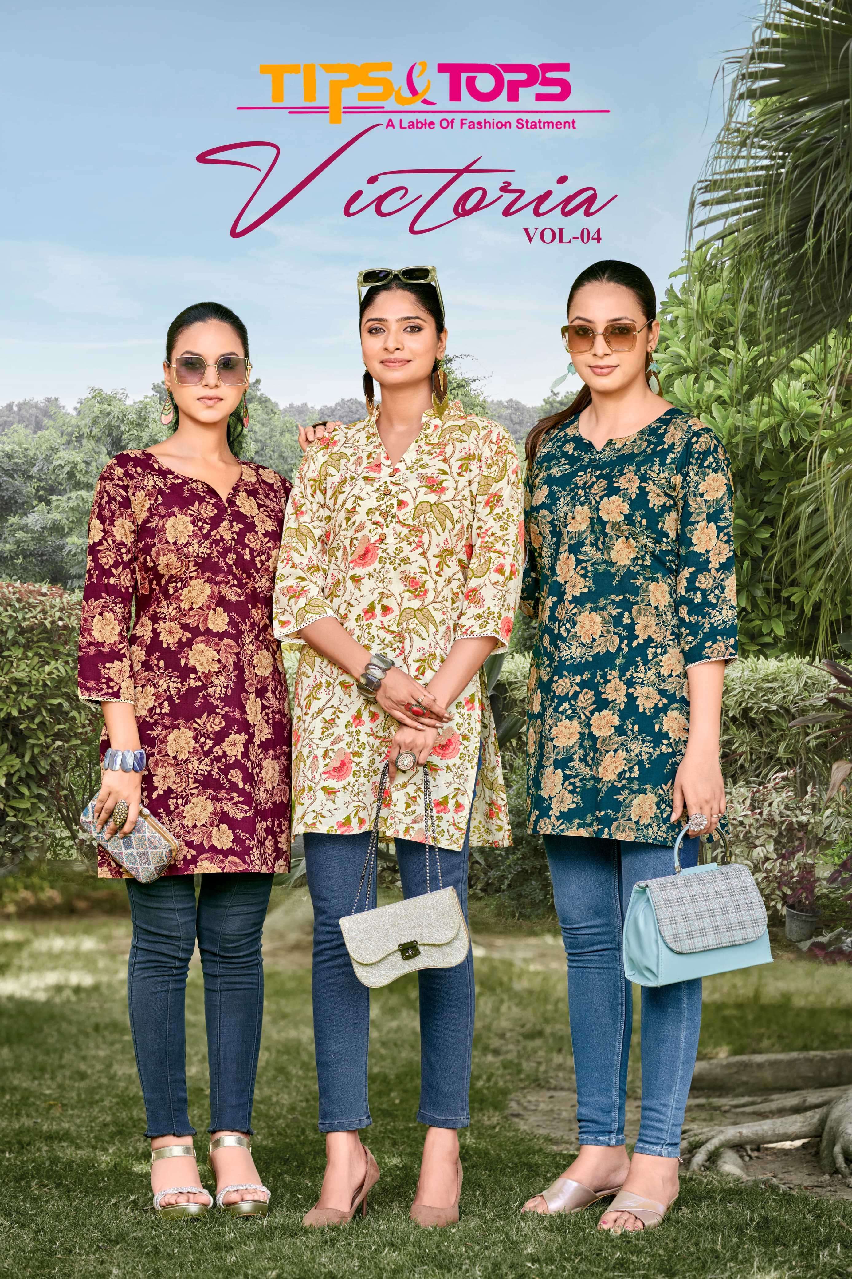 tips & tops victoria vol 4 series 1001-1009 Premium Cotton short tops 