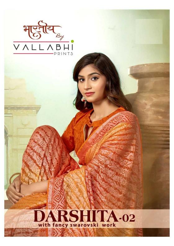 vallabhi prints darshita vol 2 series 27631-27636 brasso saree