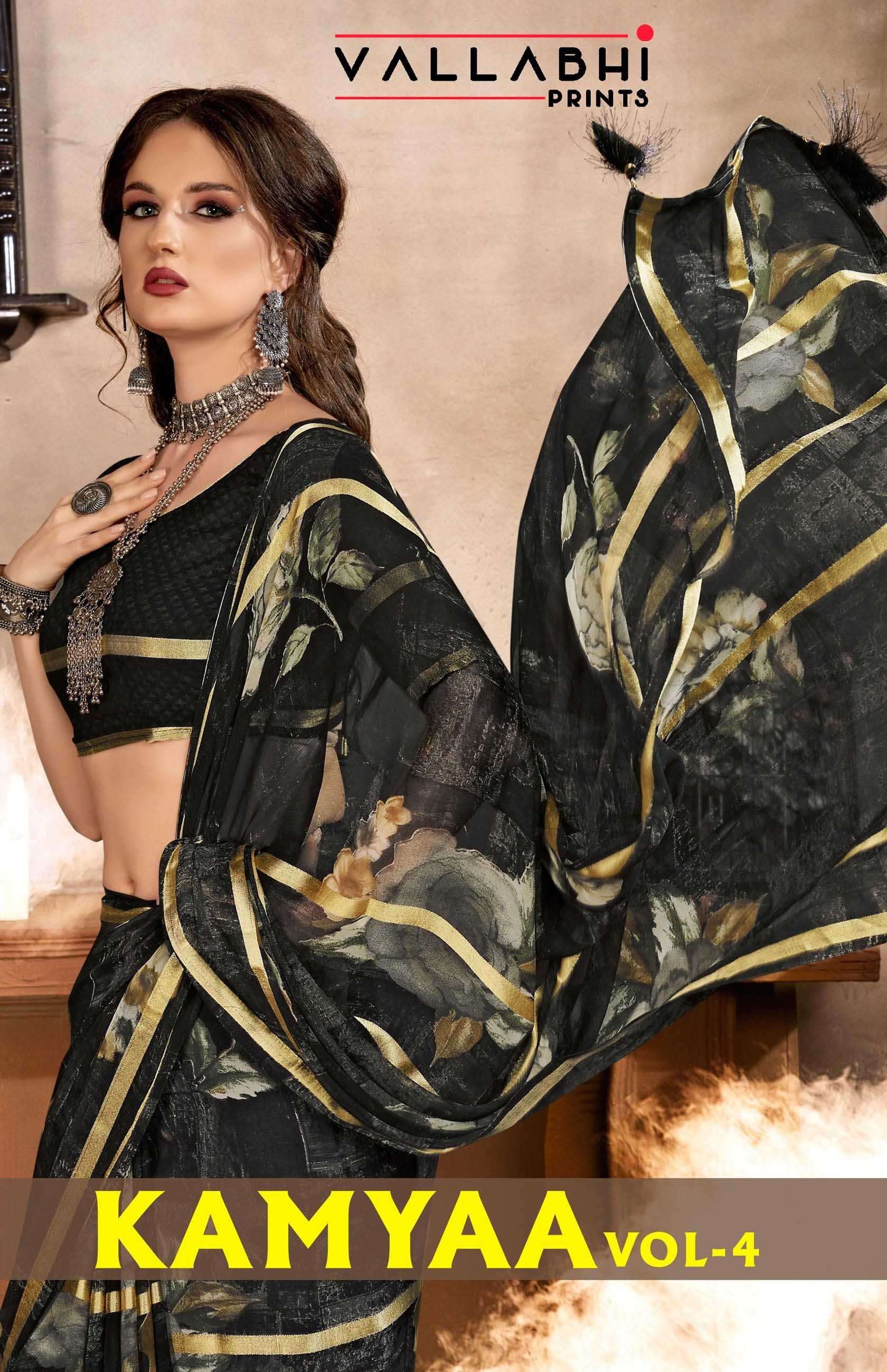 vallabhi prints kamyaa vol 4 series 25781-25786 georgette saree