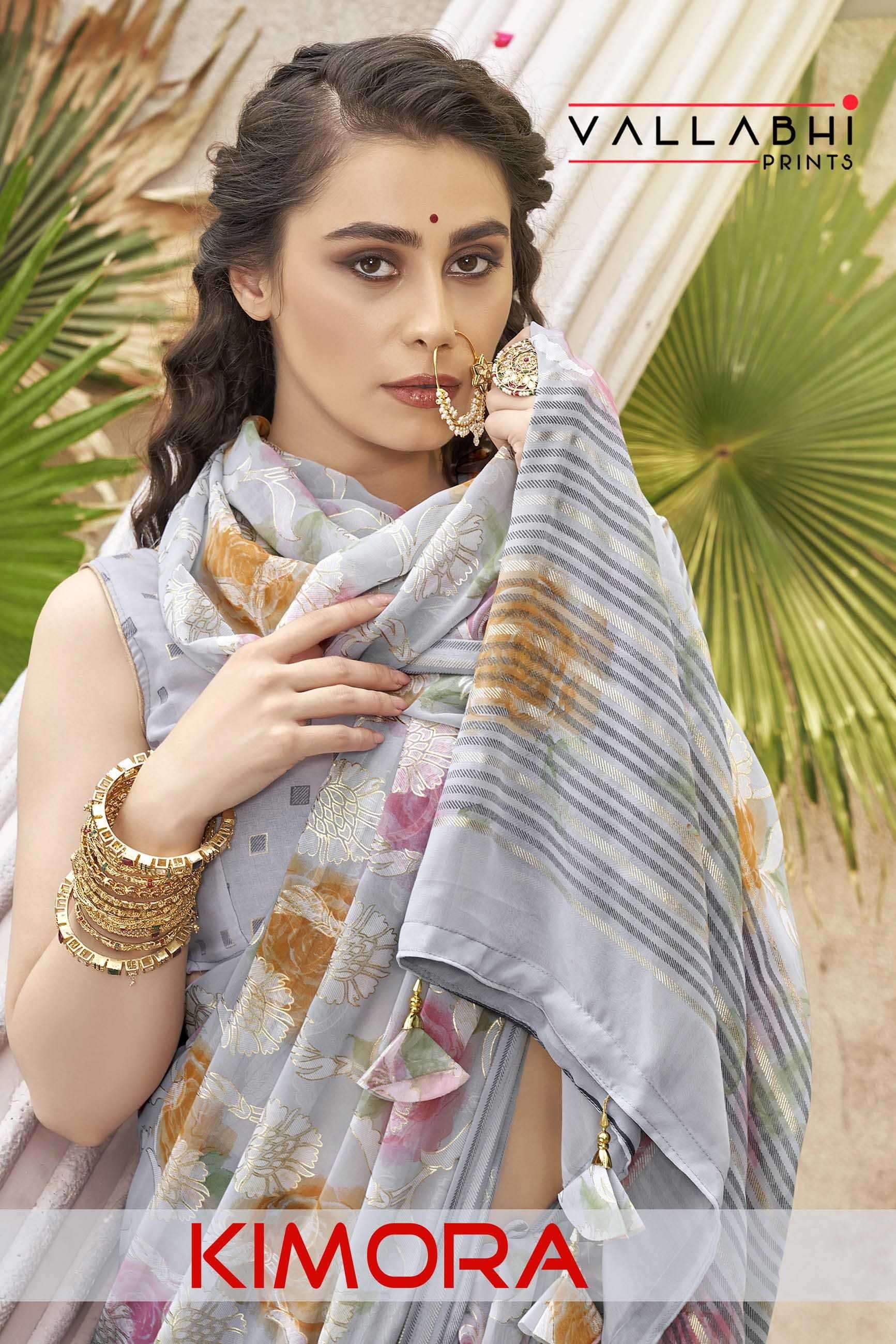 vallabhi prints kimora series 19061-19068 georgette saree