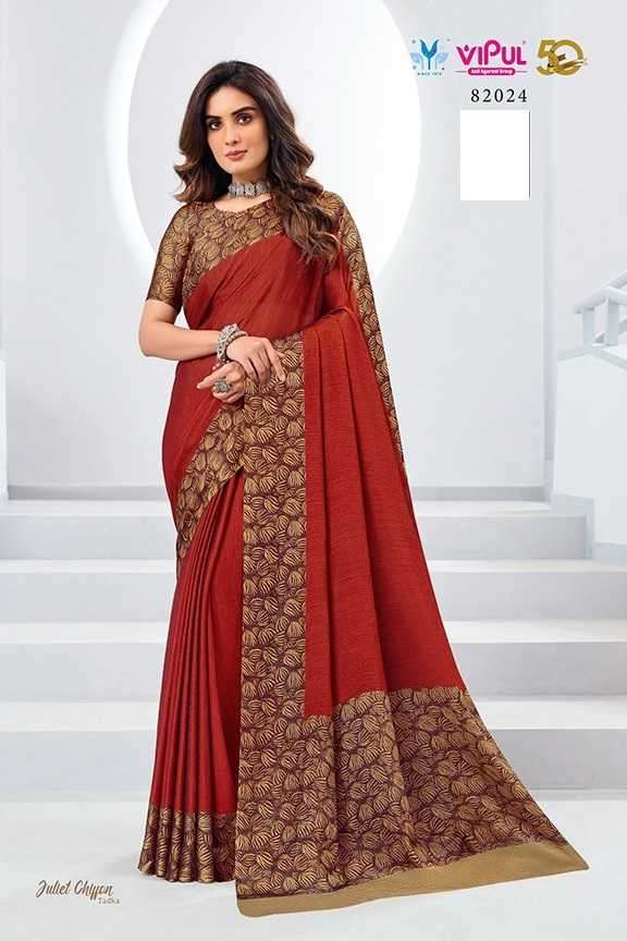 vipul juliet chiffon series 82018-82026 Chiffon Gala Printed Sarees