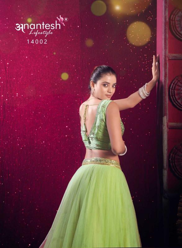 anantesh flairy girl vol 1 series 14001-14002 net wholesale lehenga in surat