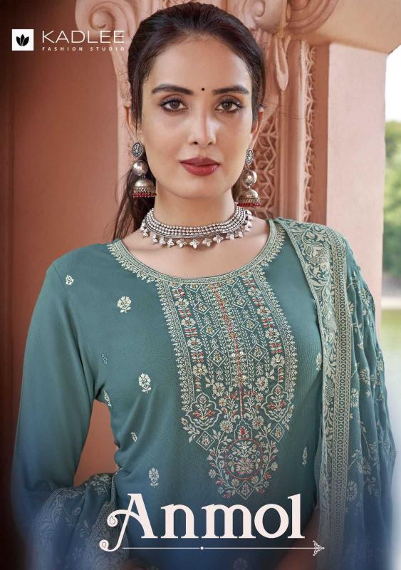 kadlee anmol series 1001-1006 Rayon Print readymade suit 