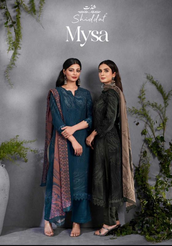 shiddat esta mysa series 1001-1008 modal silk wholesale salwar kameez in surat