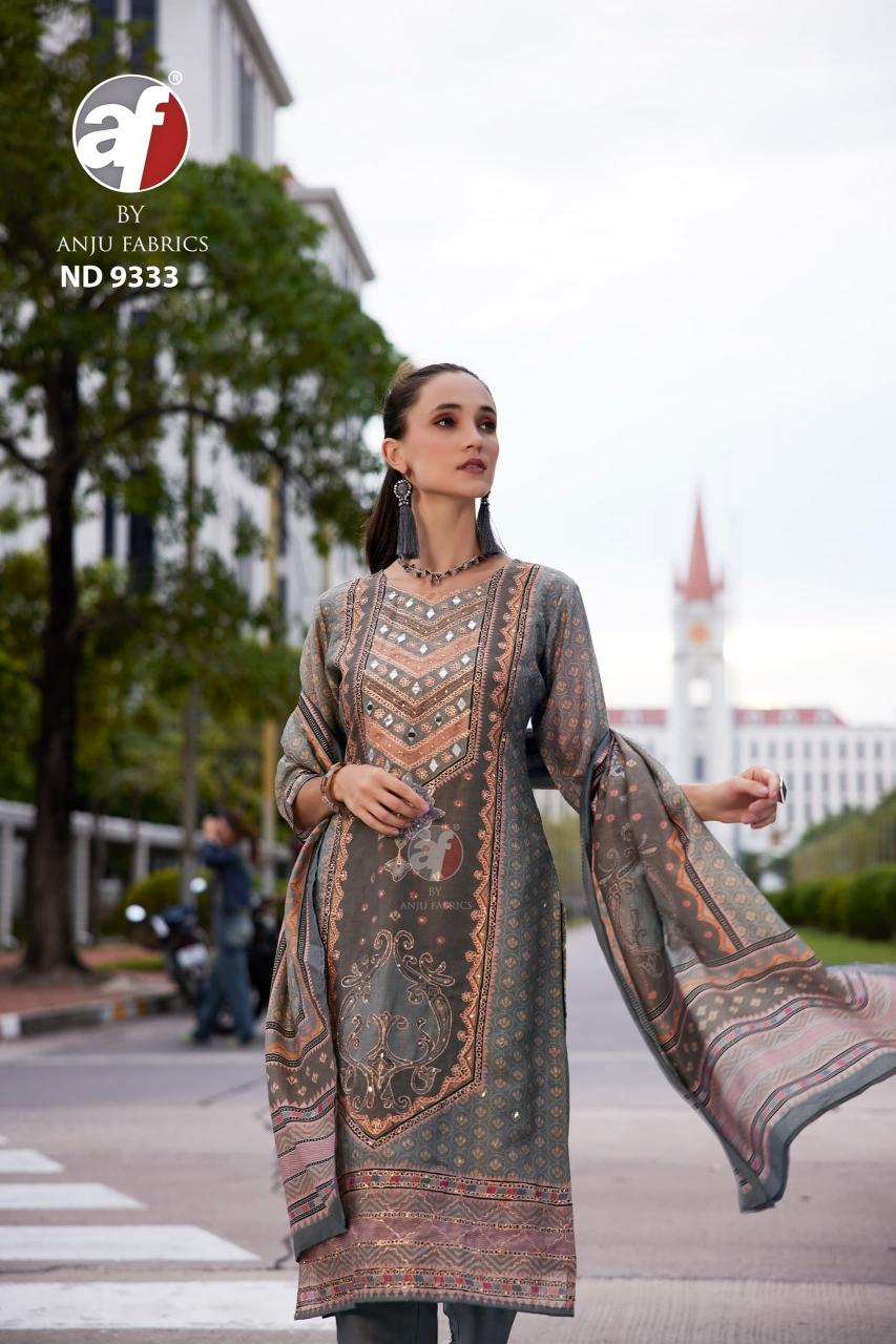 anju fab 9333 TISSUE SHIMMER  wholesale readymade salwar kameez in surat
