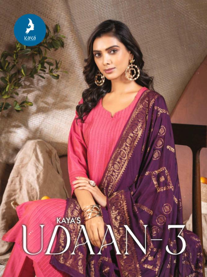 kaya udaan vol 3 series 101-106 pure silk wholesale readymade salwar kameez in surat