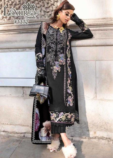 Laxuria Trendz 1372: Readymade Georgette Fashionable Pakistani 3PC Dress for Wholesale