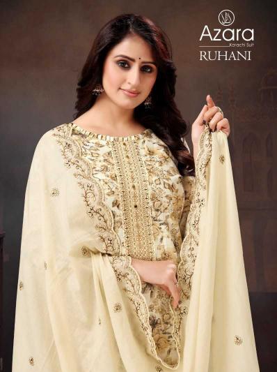 radhika azara ruhani series 1026 cotton wholesale salwar kameez in surat