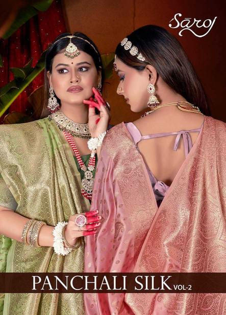Saroj Panchali Silk vol-2 series 1001-1004 50*600 Soft silk wholesale saree in surat 