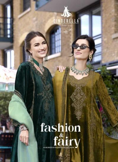 Cinderella Fashion Fairy Series 18001-18006 Viscose Velvet Wholesale Salwar Kameez in Surat
